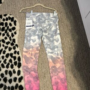 Athleta Girl Ombre Camo Tight Leggings Size XXL